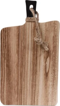 SENZA Borrelplank Met Handvat - Tapasplank - Paulownia Hout - Zwart Hout - 40 X 22 CM -Merkloos Verkoopwinkel 679x1200 1