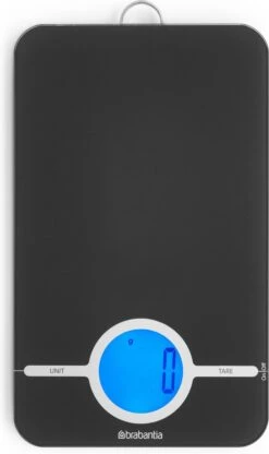 Brabantia Tasty+ Keukenweegschaal Digitaal - Op Batterijen - Dark Grey -Merkloos Verkoopwinkel 712x1200 4