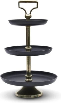 Riviera Maison Etagere 3 Laags - New York Etagère - Zwart