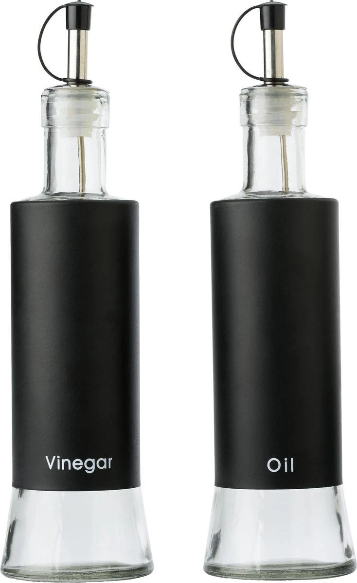 Merkloos Olie En Azijn Stel - Zout En Peper Set - Oil En Vinigar - Complete Set 2 Merkloos Olie En Azijn Stel - Zout En Peper Set - Oil En Vinigar - Complete Set - Afbeelding 2
