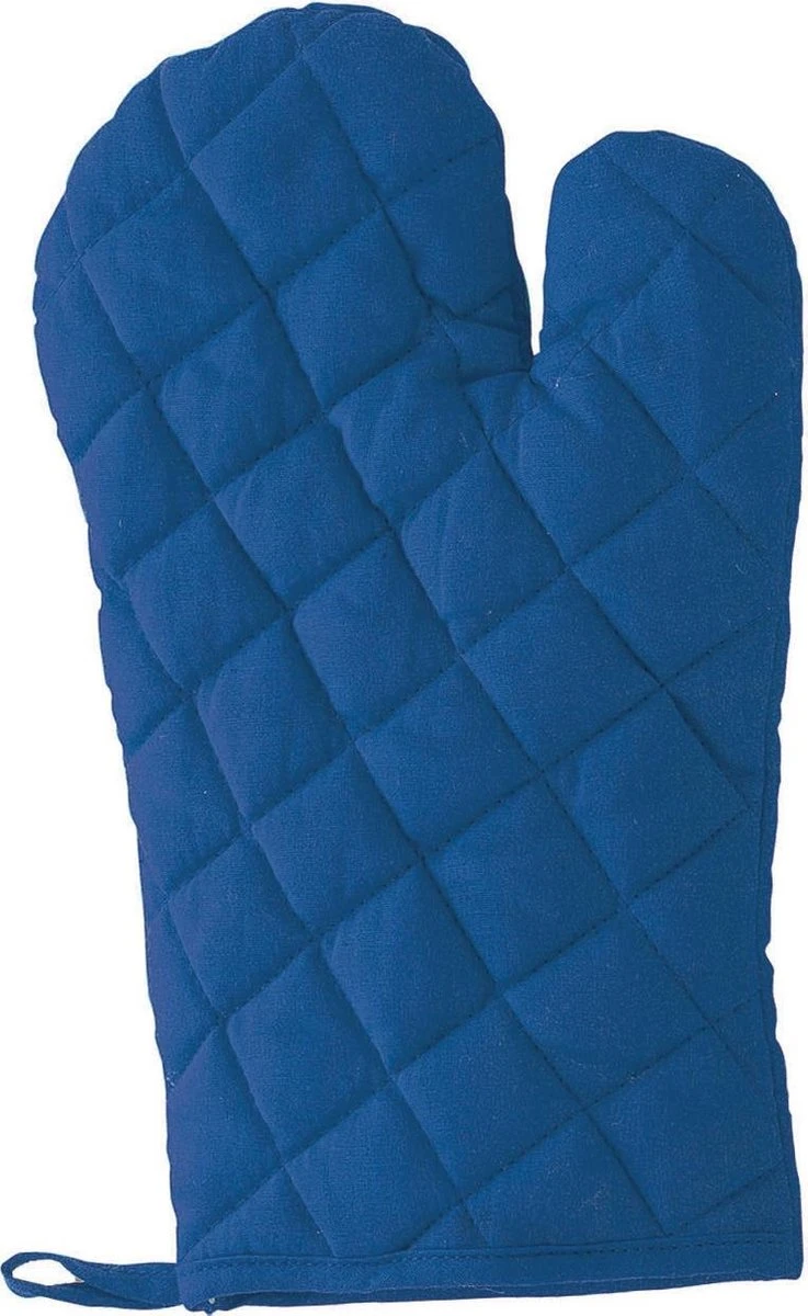 Blauwe Ovenwant/ovenhandschoen Keukentextiel - Keukenhandschoen - Keukentextiel 4 Blauwe Ovenwant/ovenhandschoen Keukentextiel - Keukenhandschoen - Keukentextiel - Afbeelding 4