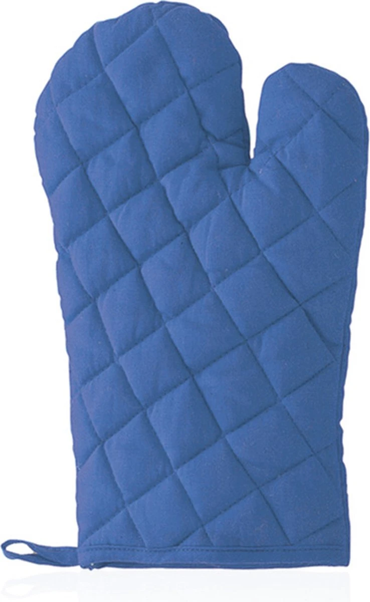 Blauwe Ovenwant/ovenhandschoen Keukentextiel - Keukenhandschoen - Keukentextiel 1 Blauwe Ovenwant/ovenhandschoen Keukentextiel - Keukenhandschoen - Keukentextiel