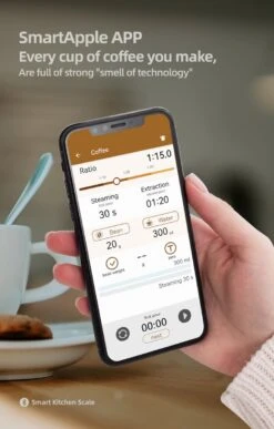 Smart Nutrition Scale - Keukenweegschaal - Digitaal & Bluetooth - APP Voor Android En IOS - Maximum Capaciteit 5 KG -Merkloos Verkoopwinkel 766x1200
