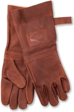 BBQ Leren Handschoenen Licht Bruin | Lederen Ovenwanten | BBQ & Oven Handschoenen | Oven Handschoenen – Extra Groot En Soepel Voor Betere Bescherming | Gevoerd