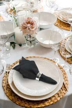 Treb Horecalinnen Servetten 12 Stuks Zwart 40x40cm - Treb X -Merkloos Verkoopwinkel 798x1200 6