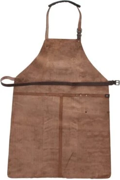 Old West BBQ Schort Barbecue Schort Leer - Cognac Bruin -Merkloos Verkoopwinkel 799x1200 5