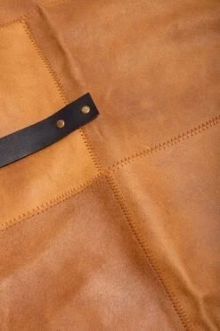 Leren Schort – Soepel Licht Bruin Leer - Barbecueschort - Kokschort - Kookschort – Keukenschort Man – 81 X 56 Cm -Merkloos Verkoopwinkel 800x1200 24