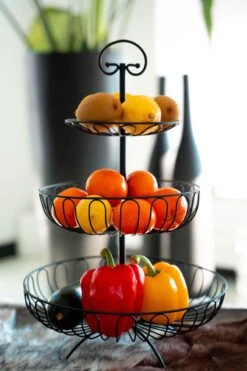 Sens Design Fruitschaal - Fruitmand Metaal - Etagère 3 Laags - Zwart 14 Sens Design Fruitschaal - Fruitmand Metaal - Etagère 3 Laags - Zwart -Merkloos Verkoopwinkel 800x1200 38