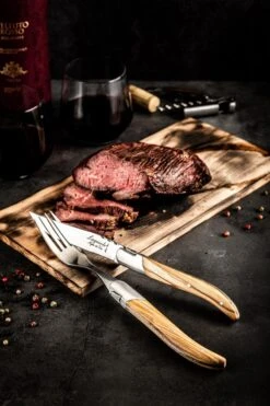 Laguiole Style De Vie Vorken Luxury Line - 6-delig - Olijfhout -Merkloos Verkoopwinkel 800x1200 6