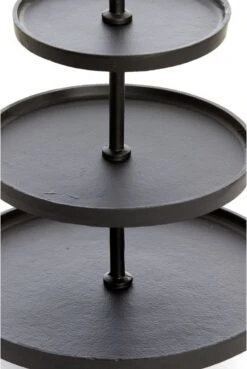 Light & Living Etagère Marozu - Zwart - 3 Laags 6 Light & Living Etagère Marozu - Zwart - 3 Laags -Merkloos Verkoopwinkel 803x1200 4