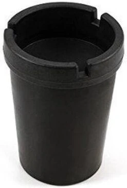 Merkloos Zwarte Bekerhouder Asbak Voor In De Auto - Sigaret Dovende Auto Asbak - Auto Accessoires