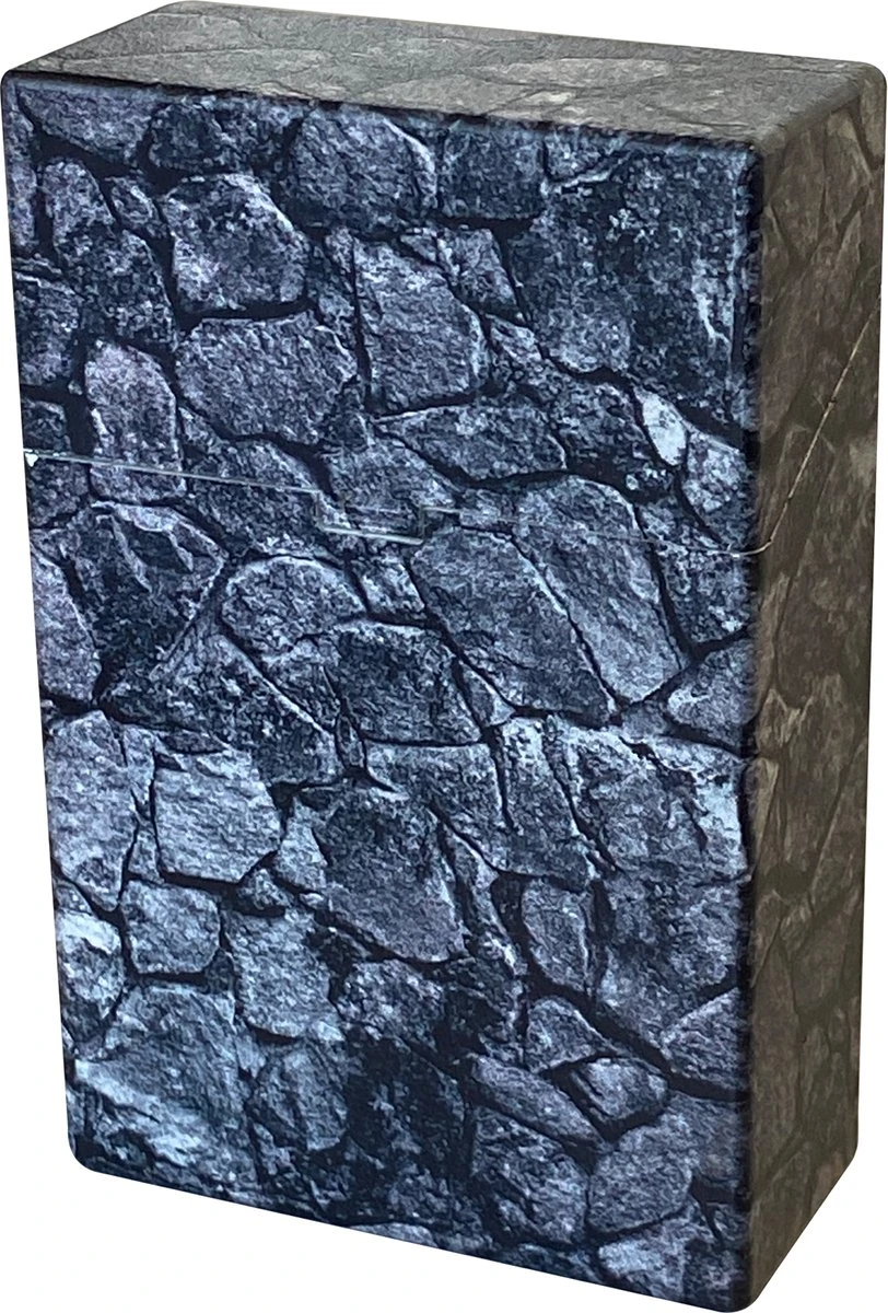 YUNICS ® Sigarettendoosje - Stenen - Sigaretten Houder - Gemaakt Van Hoogwaardig Kunststof 1 YUNICS ® Sigarettendoosje - Stenen - Sigaretten Houder - Gemaakt Van Hoogwaardig Kunststof