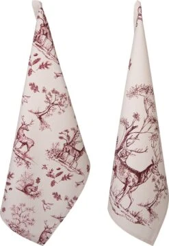 Clayre & Eef Theedoek Set Van 2