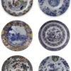 Onderzetters, Set Van 6, Delfts Blauwe Borden, Rijksmuseum
