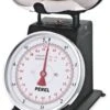 Perel Keukenweegschaal, Analoog, Max. 5 Kg, Zonder Batterijen, Grote Wijzerplaat, Zwart