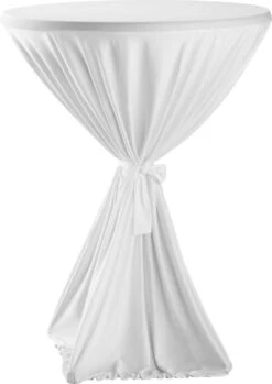 Statafelrok Garden - Ø 70-85 Cm - Wit