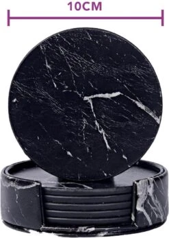 Onderzetter Voor Glazen - Onderzettersset - Drink Onderzetters - Marmer Look - Set Van 6 - SEVEND® 12 Onderzetter Voor Glazen - Onderzettersset - Drink Onderzetters - Marmer Look - Set Van 6 - SEVEND® -Merkloos Verkoopwinkel 853x1200 4