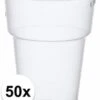 Plastic Bierglazen - 50 Stuks