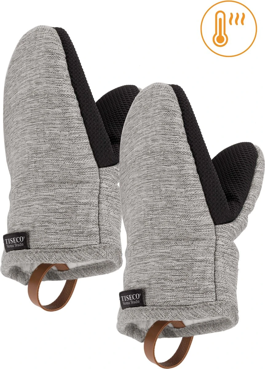 Gripper Ovenwant - Antislip - Set Van 2 - Grijs 5 Gripper Ovenwant - Antislip - Set Van 2 - Grijs - Afbeelding 5