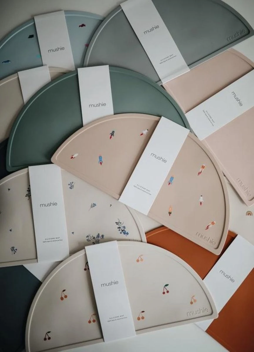 Mushie - Siliconen Placemats - Placemats - Shifting Sand 6 Mushie - Siliconen Placemats - Placemats - Shifting Sand - Afbeelding 6