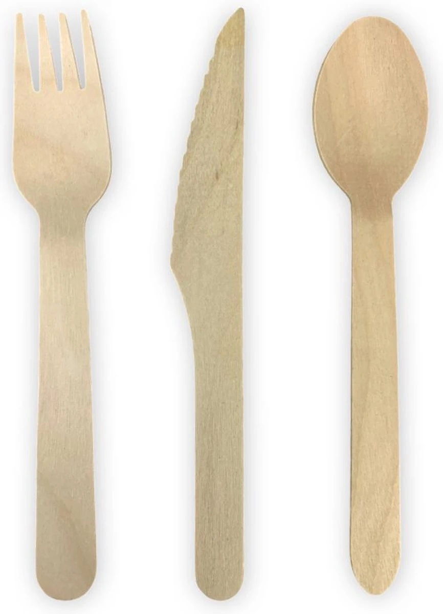 50 Stuks Vork X 50 Stuks Lepel X 50 Stuks Mes -Houten Bestek - Vork - Lepel- Mes - 160mm - Houten Bestek - Hout - Houten Servies - Houten Vork- Bestek Set - Besteksets - Afbreekbaar - Wooden Cutlery - Cutlery - Duurzaam Bestek - Wegwerp Bestek 4 50 Stuks Vork X 50 Stuks Lepel X 50 Stuks Mes -Houten Bestek - Vork - Lepel- Mes - 160mm - Houten Bestek - Hout - Houten Servies - Houten Vork- Bestek Set - Besteksets - Afbreekbaar - Wooden Cutlery - Cutlery - Duurzaam Bestek - Wegwerp Bestek - Afbeelding 4