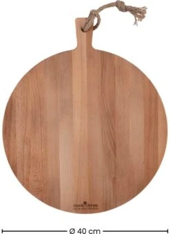 Bowls And Dishes | Puur Hout Duurzaam | Beuken Borrelplank - Serveerplank - Hapjesplank - Tapasplank - Kaasplank Rond Ø 40 X 2 Cm -Merkloos Verkoopwinkel 871x1200 1