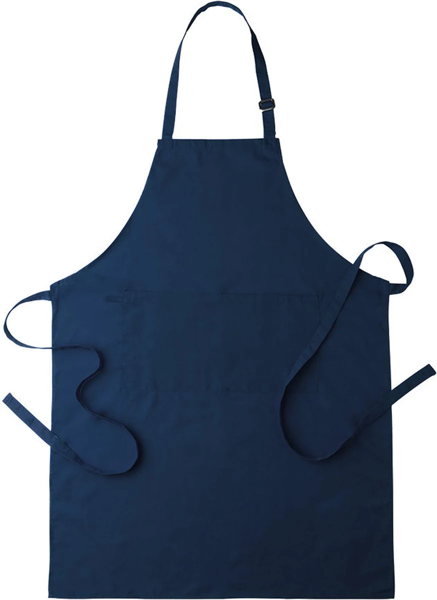 Keukenschort - Schorten - Keuken - Keukentextiel - Mannen - Vrouwen - Donkerblauw 1 Keukenschort - Schorten - Keuken - Keukentextiel - Mannen - Vrouwen - Donkerblauw