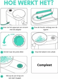 SP ® Elektrische Sigarettenmaker - Sigarettenmakers - Sigaretten Maker - 2022 / 2023 Model - Grijs - Sigarettenmachine -Merkloos Verkoopwinkel 885x1200 2