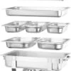 Hendi Chafing Dish Fiora GN 1/1 - 9 Liter - Incl. 6 GN Bakken - 58,5x38,5x(H)31,5cm