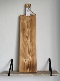 88Wood XL Borrelplank - 100cm - Gebrand