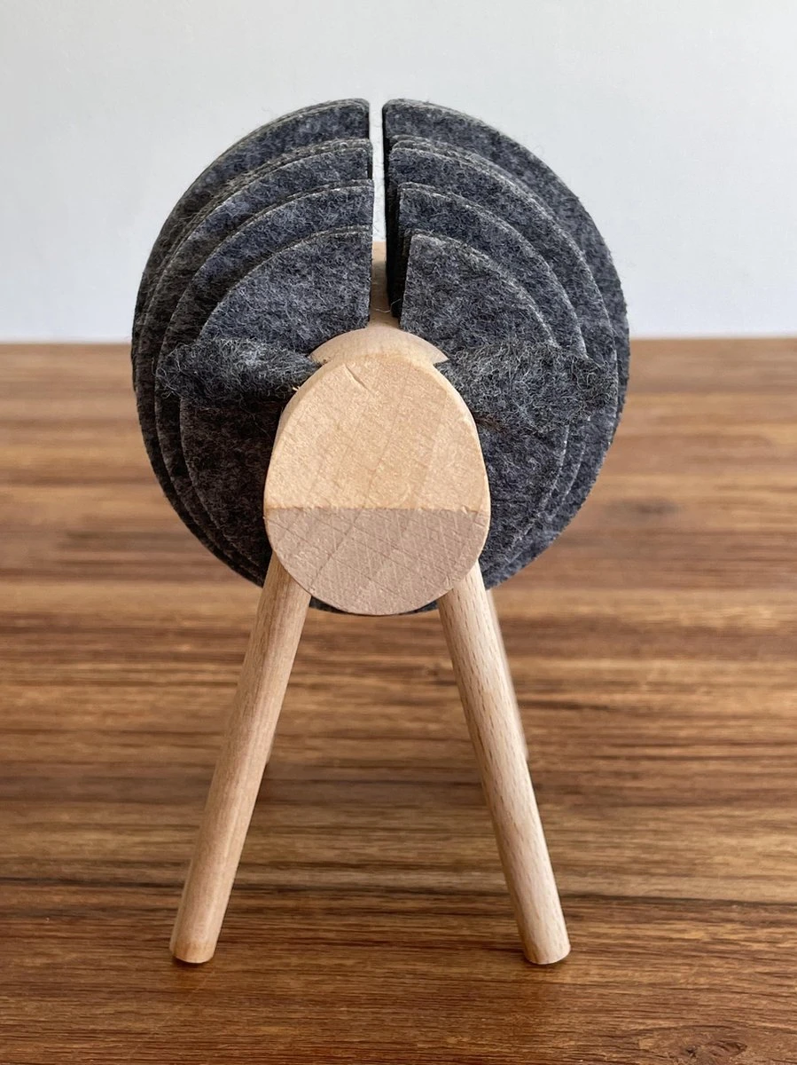 O.N. Der Zetter - Onderzetters Voor Glazen - Houten Rendier XL Met 12 Vilten Onderzetters - Groot - Rond - Donkergrijs - Bruin - Decoratie - Hittebestendig - Housewarming - Afscheid - Kado - Verjaardag - Man - Vrouw - Pasen Cadeau Feest Uniek 25 Euro 6 O.N. Der Zetter - Onderzetters Voor Glazen - Houten Rendier XL Met 12 Vilten Onderzetters - Groot - Rond - Donkergrijs - Bruin - Decoratie - Hittebestendig - Housewarming - Afscheid - Kado - Verjaardag - Man - Vrouw - Pasen Cadeau Feest Uniek 25 Euro - Afbeelding 6