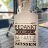 Merkloos Serveerplank Met Tekst / Collega / Bedankt / Afscheid / Cadeau