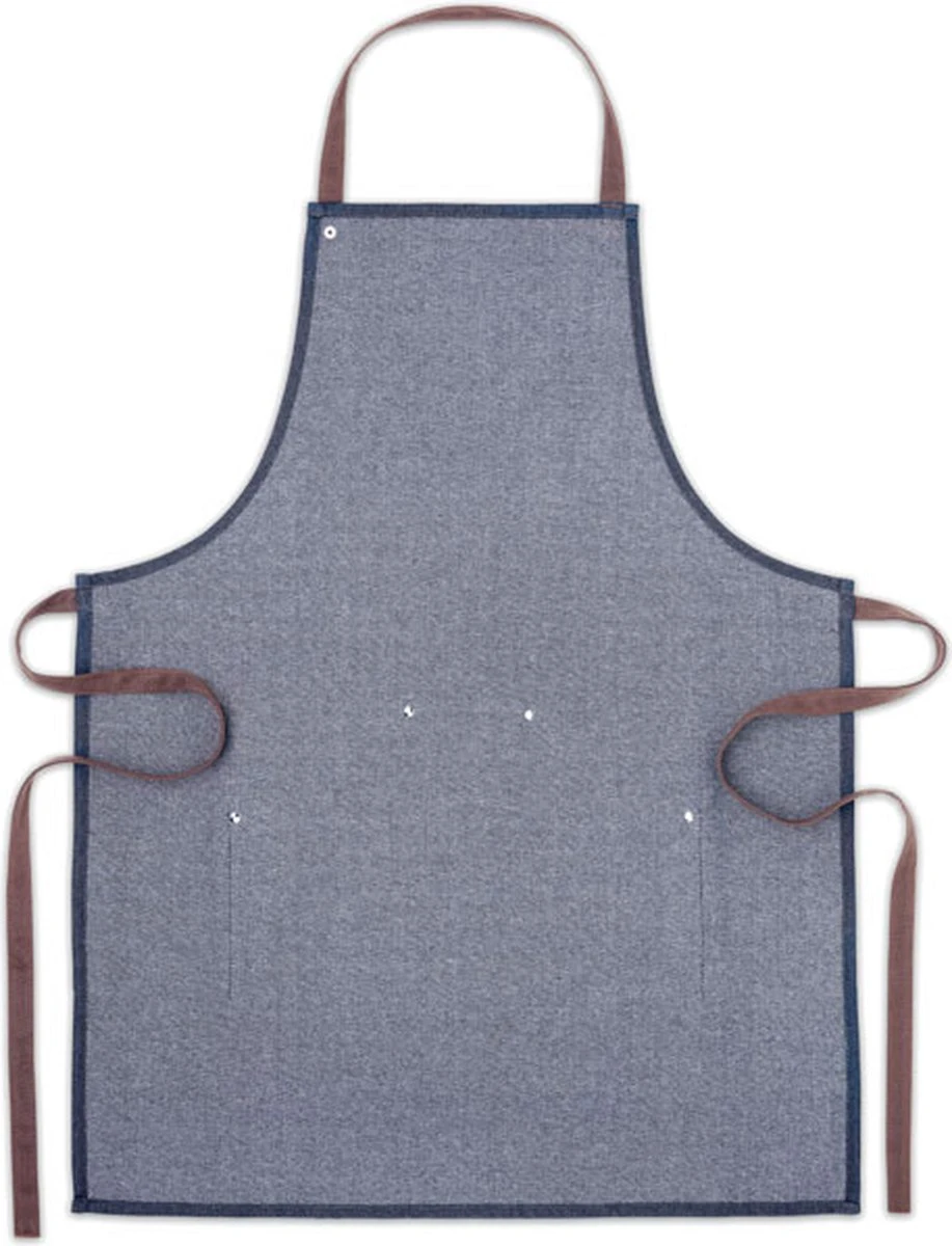 Keukenschort - Dames En Heren - Schorten - Denim Schort 2 Keukenschort - Dames En Heren - Schorten - Denim Schort - Afbeelding 2