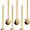 House Of Husk® Theelepels Set - Theelepeltjes - Koffielepels - Koffielepeltjes - RVS - 15cm - 6 Stuks - Goud