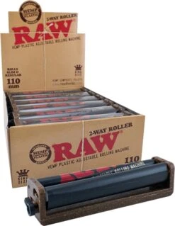 RAW 2-Way Kingsize - Rolling Machine - 110mm - Cigarette Roller Maker Black -Merkloos Verkoopwinkel 930x1200 1