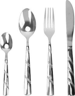 Swiss Pro+ - Bestekset - 12 Persoons - 72-delig - Luxe Opbergkoffer - 18/10 - Premium - Zilver -Merkloos Verkoopwinkel 936x1200