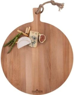 Bowls And Dishes | Puur Hout Duurzaam | Beuken Borrelplank - Serveerplank - Hapjesplank - Tapasplank - Kaasplank Rond Ø 40 X 2 Cm -Merkloos Verkoopwinkel 944x1200 1