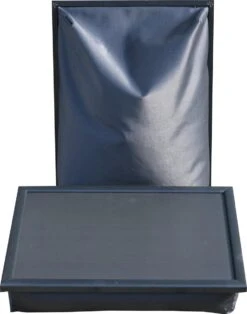 Andrews Laptray, Schoottafel, Schootkussen, Laptoptafel, Dienblad Met Kussen Effen Zwart