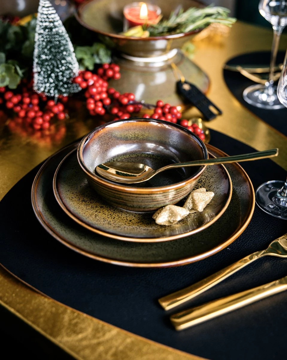 Jay Hill Placemats - Vegan Leer - Zwart - Organic - 44 X 37 Cm - 6 Stuks 5 Jay Hill Placemats - Vegan Leer - Zwart - Organic - 44 X 37 Cm - 6 Stuks - Afbeelding 5