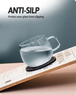 BOTC Siliconen Onderzetters Met Houder - Set Van 10 - Onderzettersset - Onderzetters Voor Glazen - Zwart -Merkloos Verkoopwinkel 960x1200 7