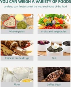 Smart Nutrition Scale - Keukenweegschaal - Digitaal & Bluetooth - APP Voor Android En IOS - Maximum Capaciteit 5 KG -Merkloos Verkoopwinkel 976x1200 1