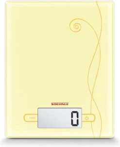 Soehnle City Pastel Geel Keukenweegschaal