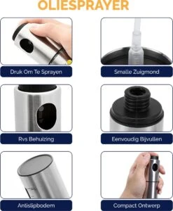 PROKING Olijfolie Sprayer - BBQ Fles Verstuiver - Airfryer Keuken Spray - Kokos Olie - Olijf Olie 7 PROKING Olijfolie Sprayer - BBQ Fles Verstuiver - Airfryer Keuken Spray - Kokos Olie - Olijf Olie -Merkloos Verkoopwinkel 987x1200 6