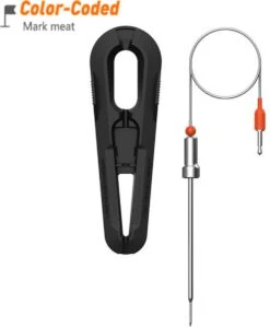 AidMax Vleesthermometer Met Optie Tot 6 Sondes – Bluetooth Met App – Digitale Kernthermomter – Thermometer Geschikt Voor BBQ, Oven & Grill – Incl. Batterijen - Geleverd Met 2 Sondes -Merkloos Verkoopwinkel 990x1200 3